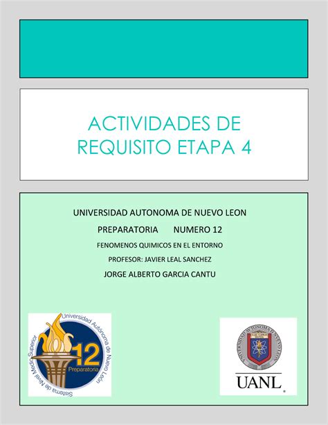 Jagc Ar Etapa Fqe Apuntes Actividades De Requisito Etapa