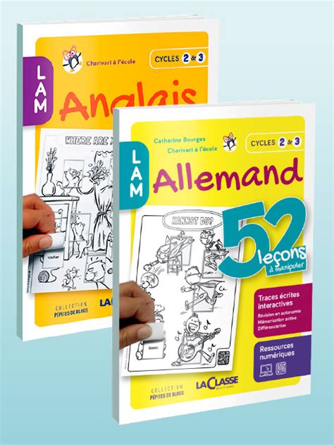 Boutique des Editions La Classe Pack 52 leçons à manipuler en anglais