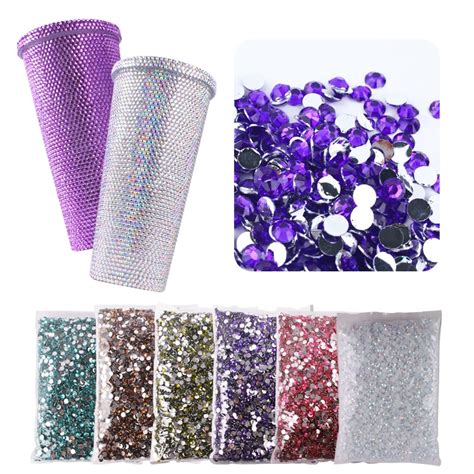 Big Package Mm Resin Non Hot Fix Rhinestones Bulk Wholesale Flat