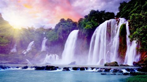 Beautiful Waterfall Wallpaper 47 Pictures Wallpaperset