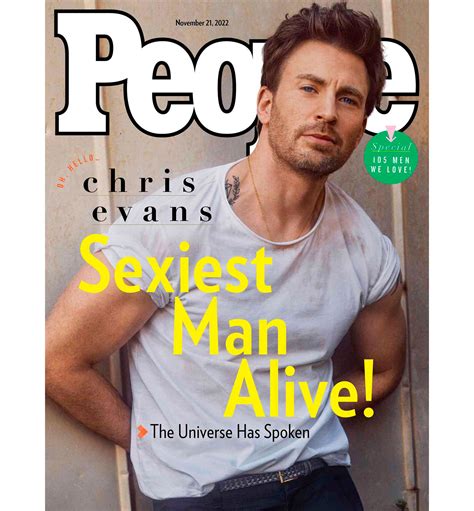 People Magazine Declares Chris Evans As The Sexiest Man In The World