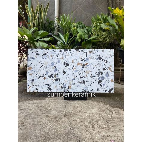 Jual Granite Lantai X Terazzo White Savona Gress Glazed