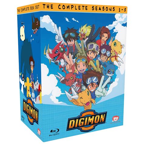 Box Blu Ray Digimon Collection 7 Temporadas Completas 10 Filmes Em