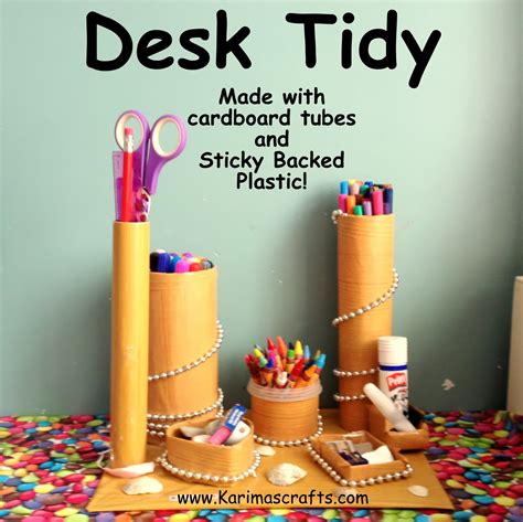 Karima's Crafts: DIY Desk Tidy