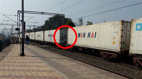 Fridge Train Refrigerated Container Freight Concor Freight Carrying