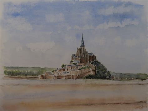 Peinture Le Mont Saint Michel