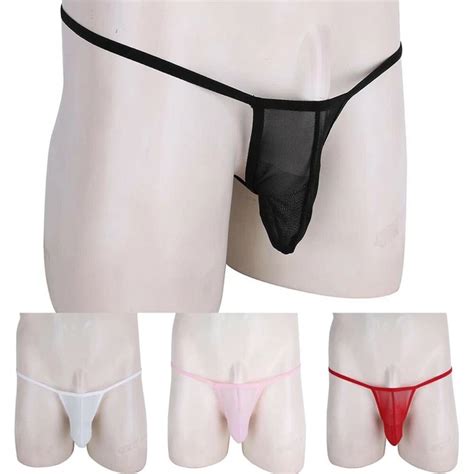 UNTERWÄSCHE BIKINI G STRING Herren Low Rise Mini Sexy Slips T Back