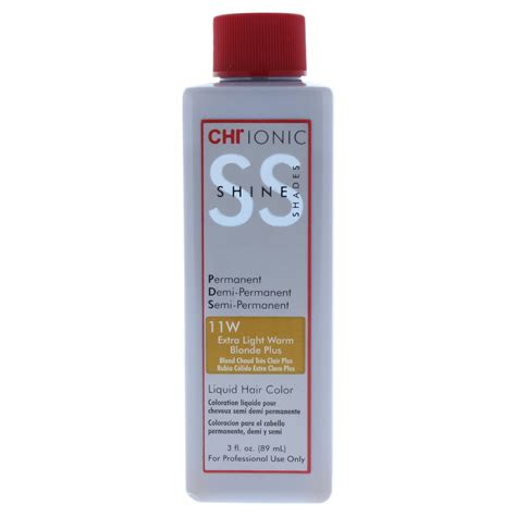 Chi Ionic Shine Shades Liquid Hair Color W Extra Light Warm Blonde Plus Oz Hair Color