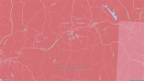 Bethesda Oh Political Map Democrat And Republican Areas In Bethesda