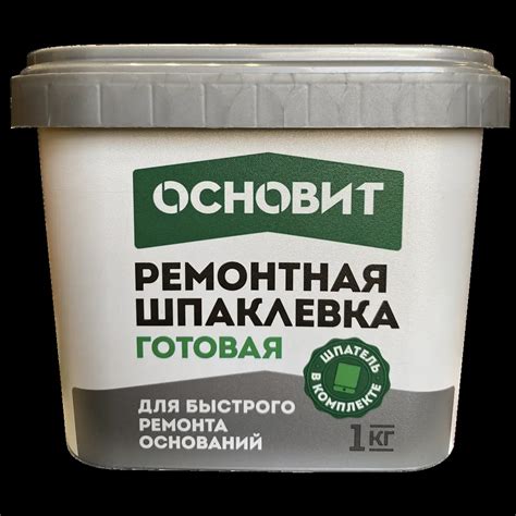 Шпаклевка ремонтная Основит Элисилк РА39 H 1 кг ️ купить по цене 356 ...