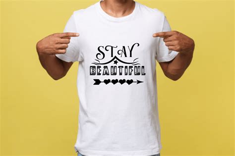 Stay Beautiful Svg T Shirt Design Graphic By Ujjal Mia · Creative Fabrica