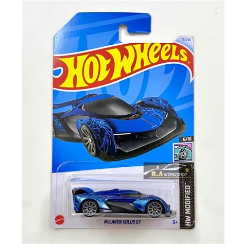 Hot wheels Chính Hãng mẫu xe McLAREN SOLUS GT Xanh dương Case 2024 Shopee Việt Nam