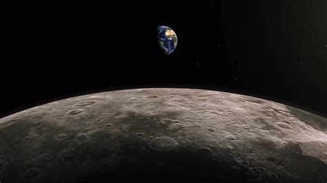 Earthrise On The Moon - Stock Motion Graphics | Motion Array