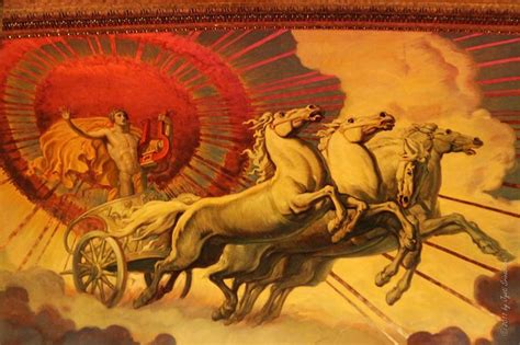 Apollo Pulling The Sun The Quadriga Was A Four Horse Chariot First