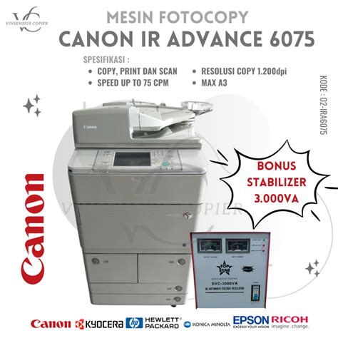 Jual Mesin Fotocopy Canon Ira 6075 Shopee Indonesia