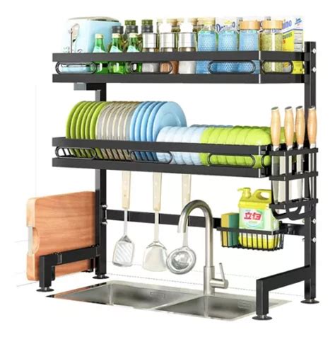 Escorredor Kitchen Andares Rack A O Inoxid Vel Organizador Frete Gr Tis