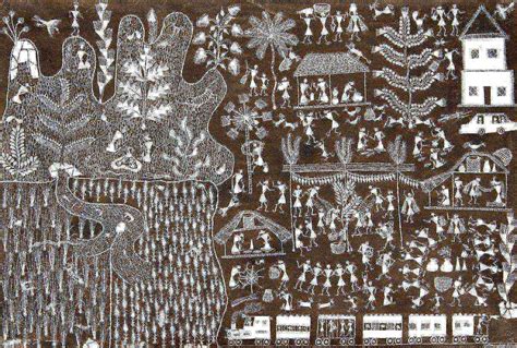 Warli Art by Unknown Artist Online | Mojarto