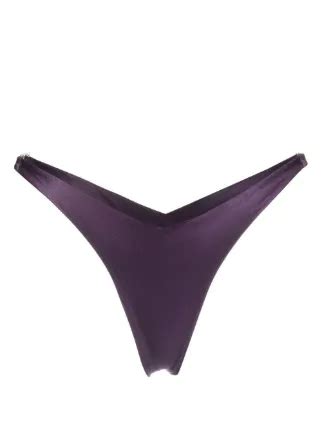 GCDS Logo Hardware Bikini Bottoms Purple FARFETCH