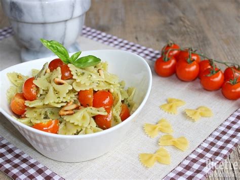 Pasta Al Pesto Con Pomodorini RicetteDalMondo It