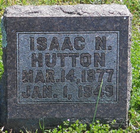 Isaac N Hutton Homenaje De Find A Grave