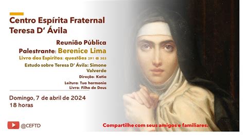 Centro Esp Rita Fraternal Teresa D Vila Dia De Reuni O P Blica