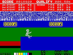 Screenshot Of Daley Thompson S Decathlon ZX Spectrum 1984 MobyGames