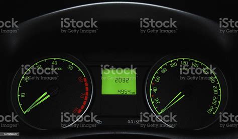 Car Dashboard Stock Photo Download Image Now Back Lit Clock