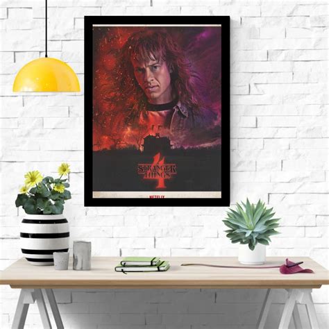 Quadro A3 Eddie Poster Stranger Things Elo7