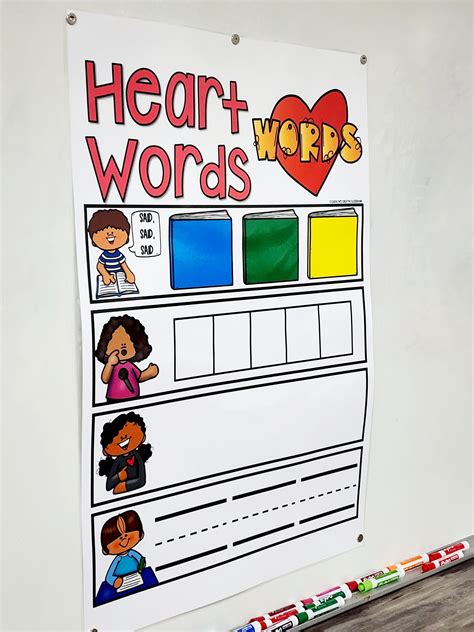 Heart Words Anchor Chart Hard Good Version 2 Etsy