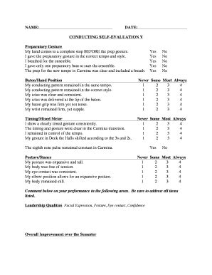 Fillable Online Sjsu Self Evaluation Form 5 Sjsu Fax Email Print