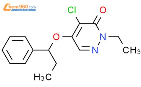 88093 59 8 3 2H Pyridazinone 4 Chloro 2 Ethyl 5 1 Phenylpropoxy CAS