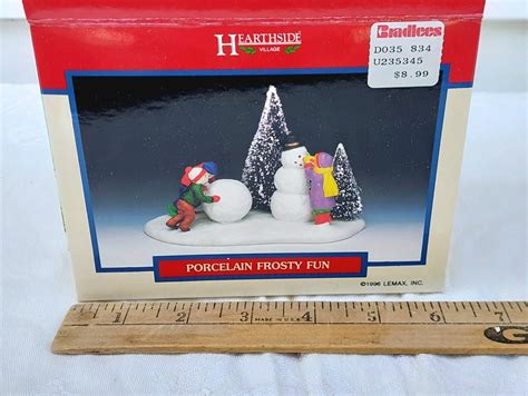 Hearthside Village By Lemax Porcelain Frosty Fun Ebay