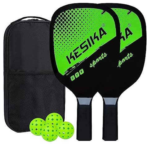 Toorggoo Lot De Raquettes De Pickleball En Bois De Qualit Sup Rieure