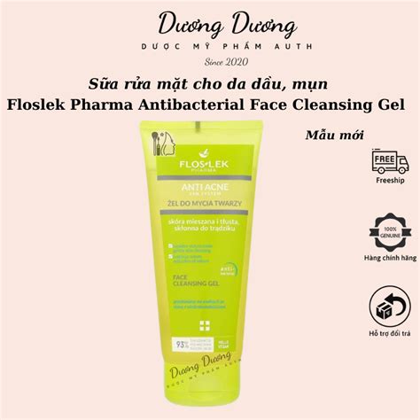 Sữa rửa mặt Floslek Anti Acne Bacterial Face Cleansing Gel sạch sâu