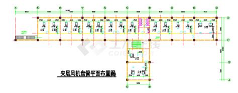 某地区四层大型商场空调设计图纸（详细）商业建筑土木在线