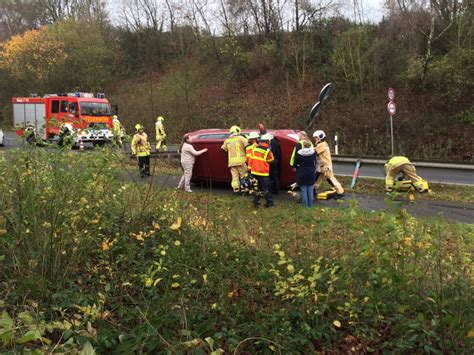 Verkehrsunfall Mit Einer Schwer Verletzten Person Einsatzbericht