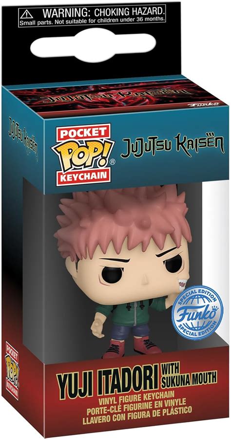 Breloc Jujutsu Kaisen Yuji Itadori With Sukuna Mouth Funko