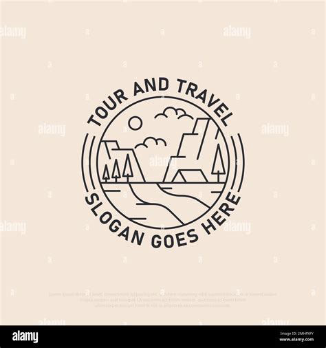 Outdoor Tour And Travel Logo Vector Illustration Best For Travel