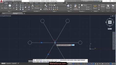 How To Use Polar Array In AutoCAD Polar Array AutoCAD Tutorial YouTube