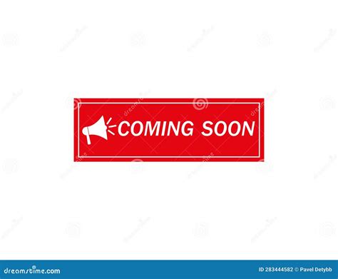 Coming Soon Logo Vector Illustration Stock Vector Illustration Of