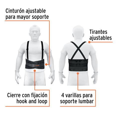 Faja Lumbar Con Tercer Cintur N Talla M Todo Truper