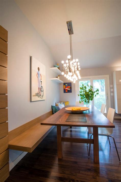 Dining Table Against Wall With Bench At Elizabeth Cammarata Blog