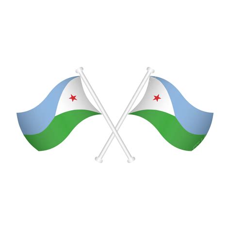 Djibouti Flag, Djibouti, Flag, Djibouti Day PNG and Vector with ...