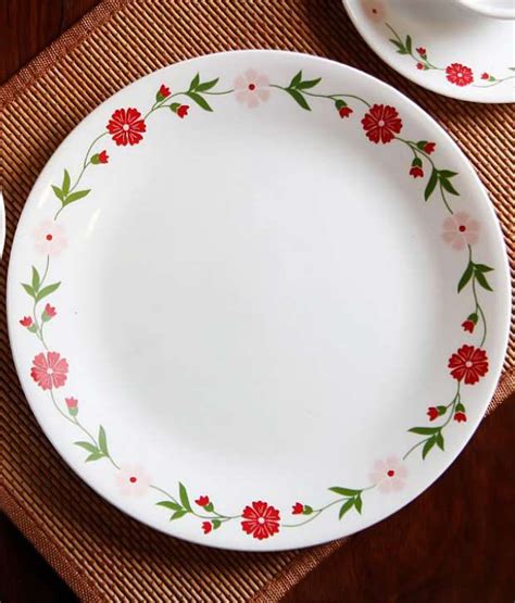 Corelle Spring Pink Dinner Set- 57 Pcs: Buy Online at Best Price in ...