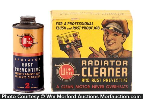 Whiz Radiator Cleaner Box • Antique Advertising