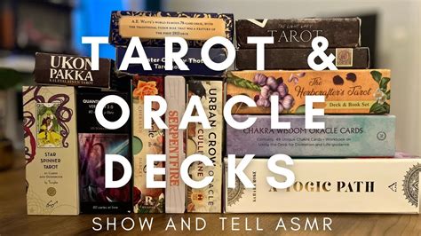 Tarot Cards Oracle Cards Collection New Decks Asmr Show And