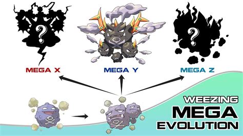 Full Gen 1 Mega Pokémon Weezing Mega Evolutions X Y Z Youtube