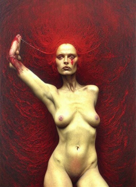 Lexica Hyper Realistic Painting Of The Red Hand In The Style Of