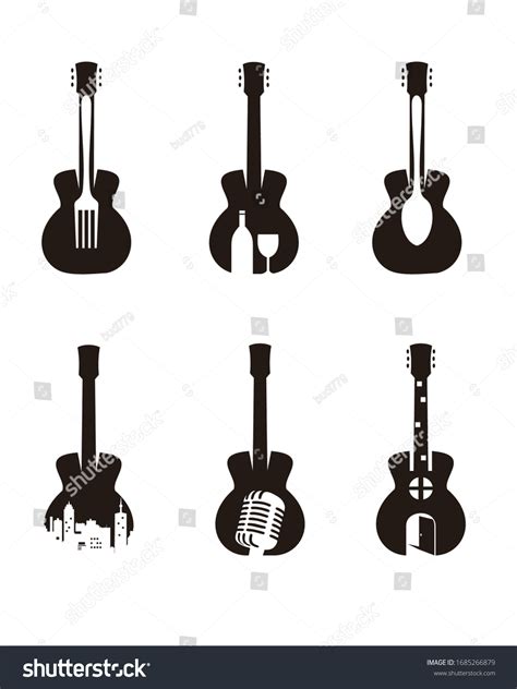 Collection Music Logos Colors Stock Vector Royalty Free 1685266879