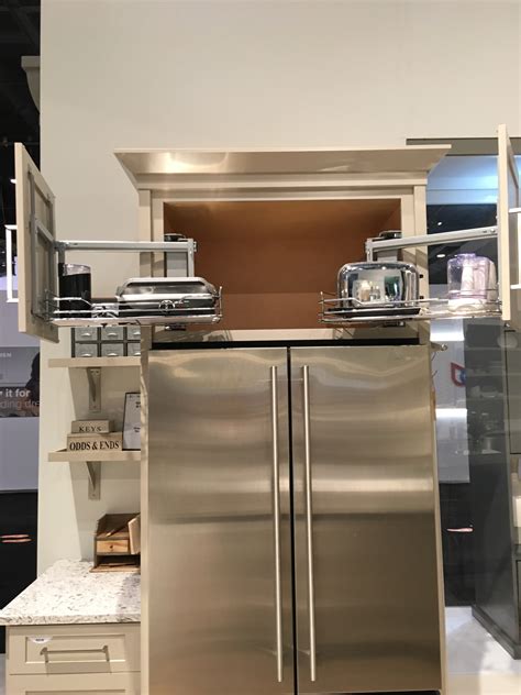 Diamond Debuts Clever Pull Out Wall Refrigerator Cabinet Residential